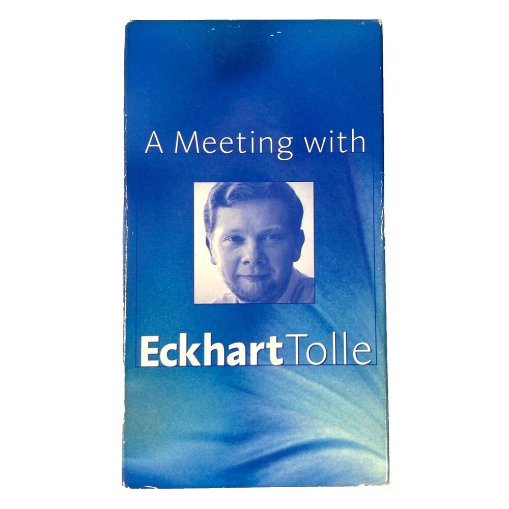 A Meeting with Eckhart Tolle VHS Sounds True 2003 Vintage